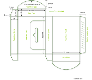 Template For Twin Deck Box With Poker Size Cards